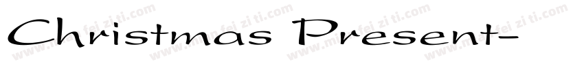 Christmas Present字体转换